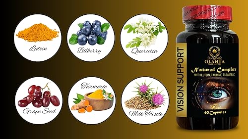 Miniatura 7 de Suplemento dietético avanzado para la salud ocular - Complejo natural de apoyo de visión - Suplemento ocular para atletas, extracto de cardo