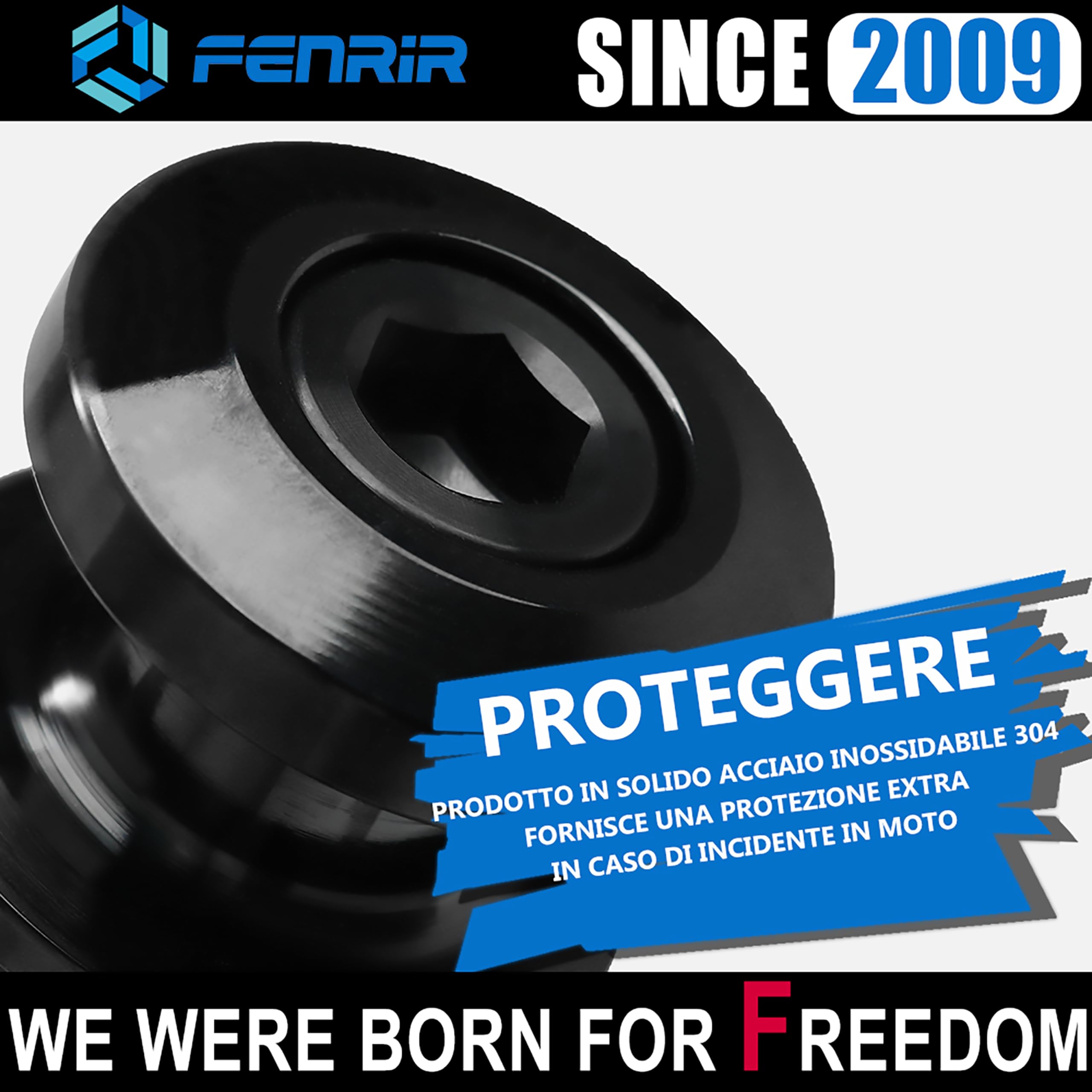 FENRIR Supporti Cavalletto Moto Bobine Per Braccio Oscillante Forcellone Cavalletti Paddock Forcellone Per M6 MT10 MT09 XSR900 Tracer9 YZF-R1/R3/R6/R7 Tuono660/V4 Tuareg660 RSV4 RS660 RS457 Monster937