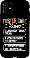 Vista 8 de Foster Care Rules Foster mom Case for iPhone XR