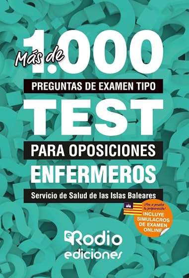 Mas de 1.000 Preguntas de Enfermero/a del Servicio de Salud de la S Il