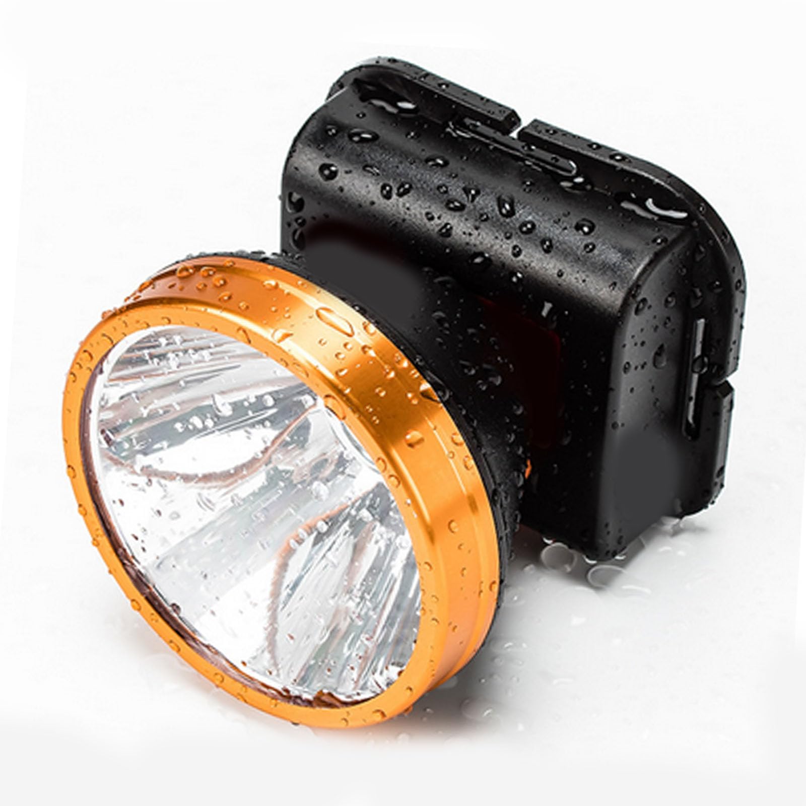 Przenośna, montowana na głowie lampa górnicza 6000Mah, górnicza lampa bezpieczeństwa, odpowiednia do nocnych biegów, grillowania na świeżym powietrzu, turystyki pieszej
