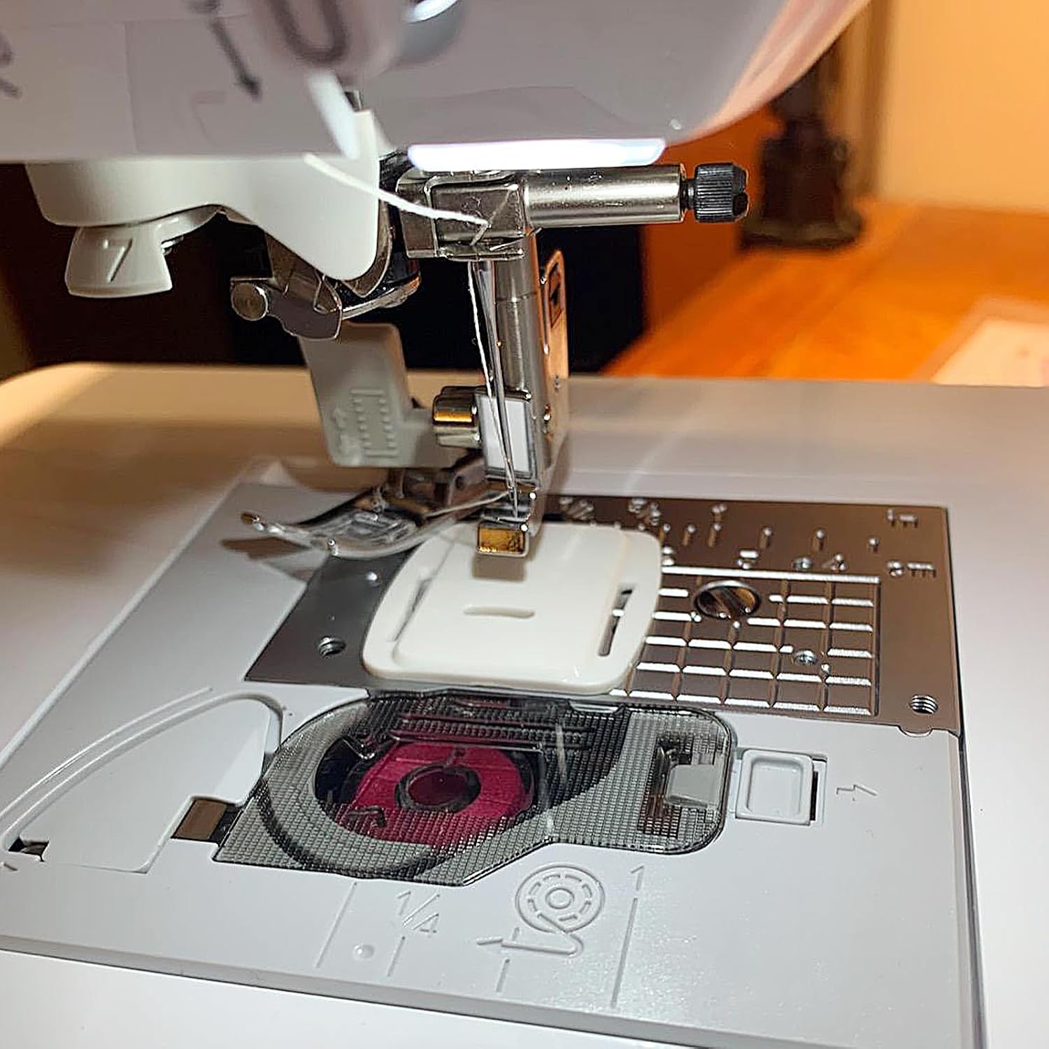 ZhXu Shuo Darning Plate Feed Dog Cover Plate #XC6063021 Fit for Brother Sewing Machines Parts XL3800 BM2700 BM2700AS