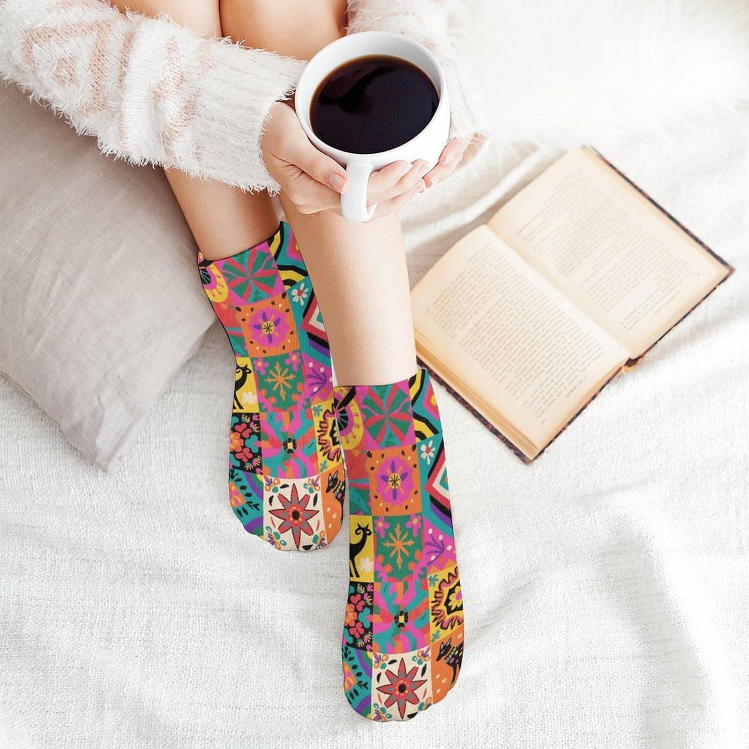 5 Pairs Bohemia Ankle Socks Breathable Low Cut Short Socks