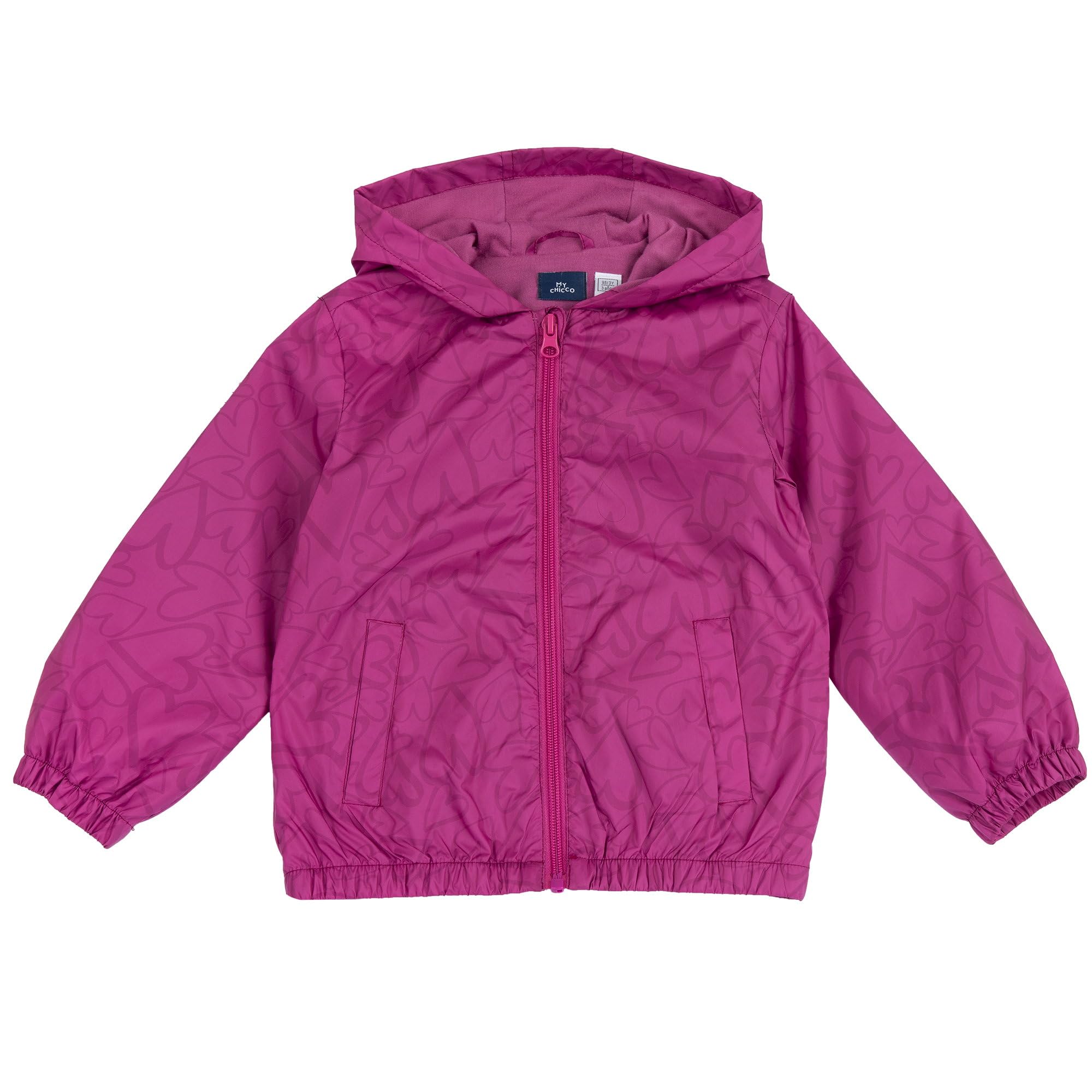 Veste Fille Chicco Rose avec Fermeture Éclair - Lavable en Machine