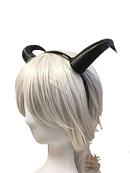 【特別価格】悪魔半仮面装飾具6点セット(定価25000円) 悪魔の角4型 ハロウィン・コスプレ用 カチューシャ付き | newcom