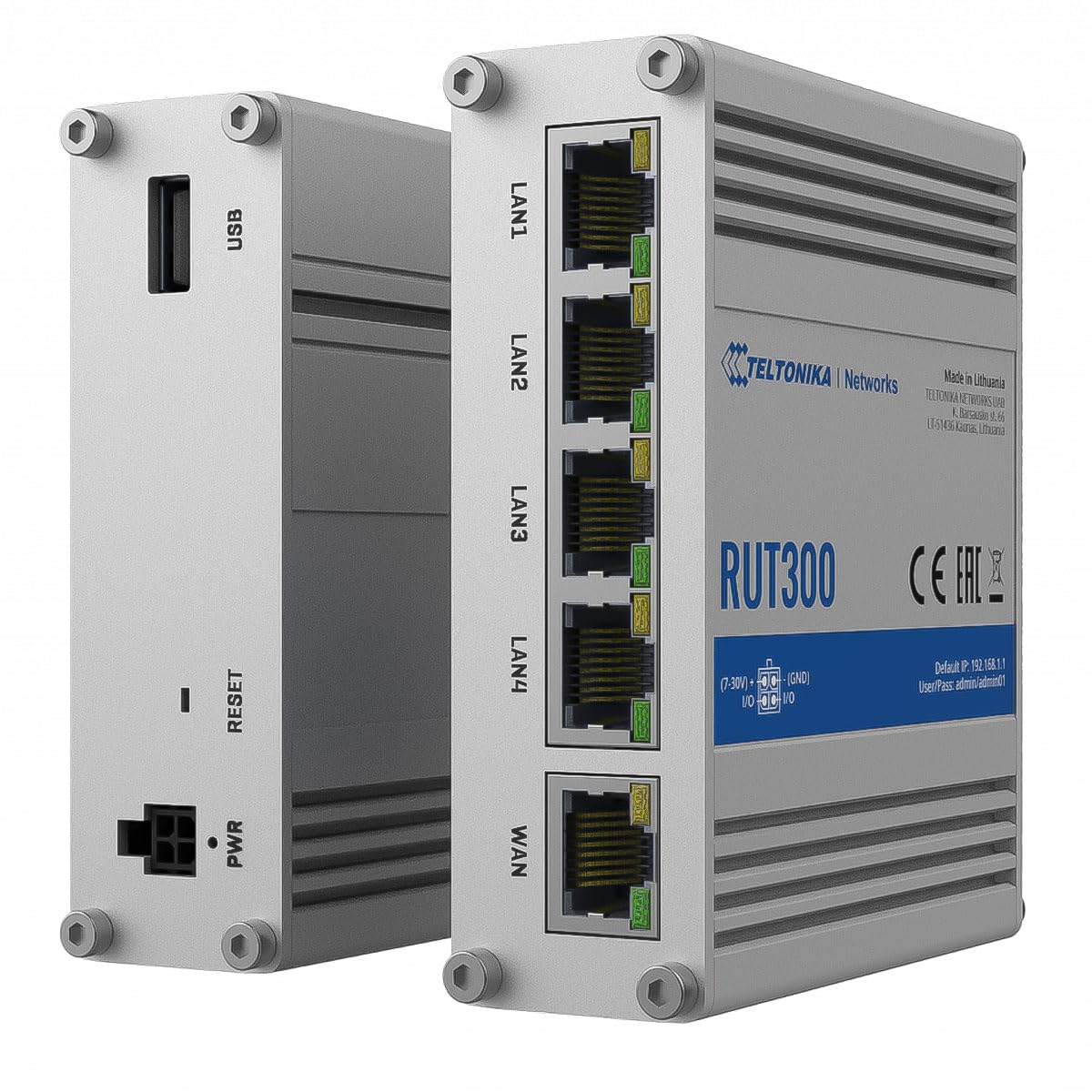 TELTONIKA RUT300 PrzemysÅ‚owy Router 5X RJ45 100Mb/s