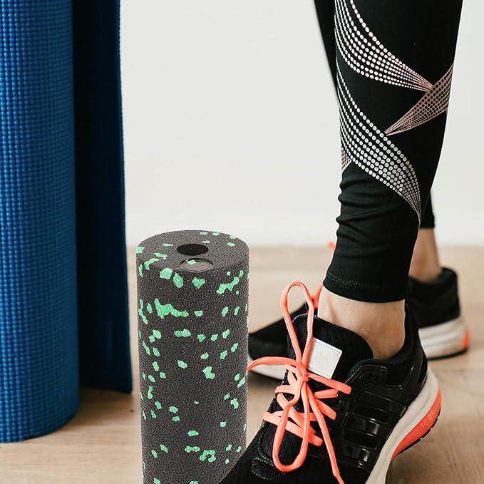 Compact Foam Roller pequeño para masaje muscular portátil miniatura 7