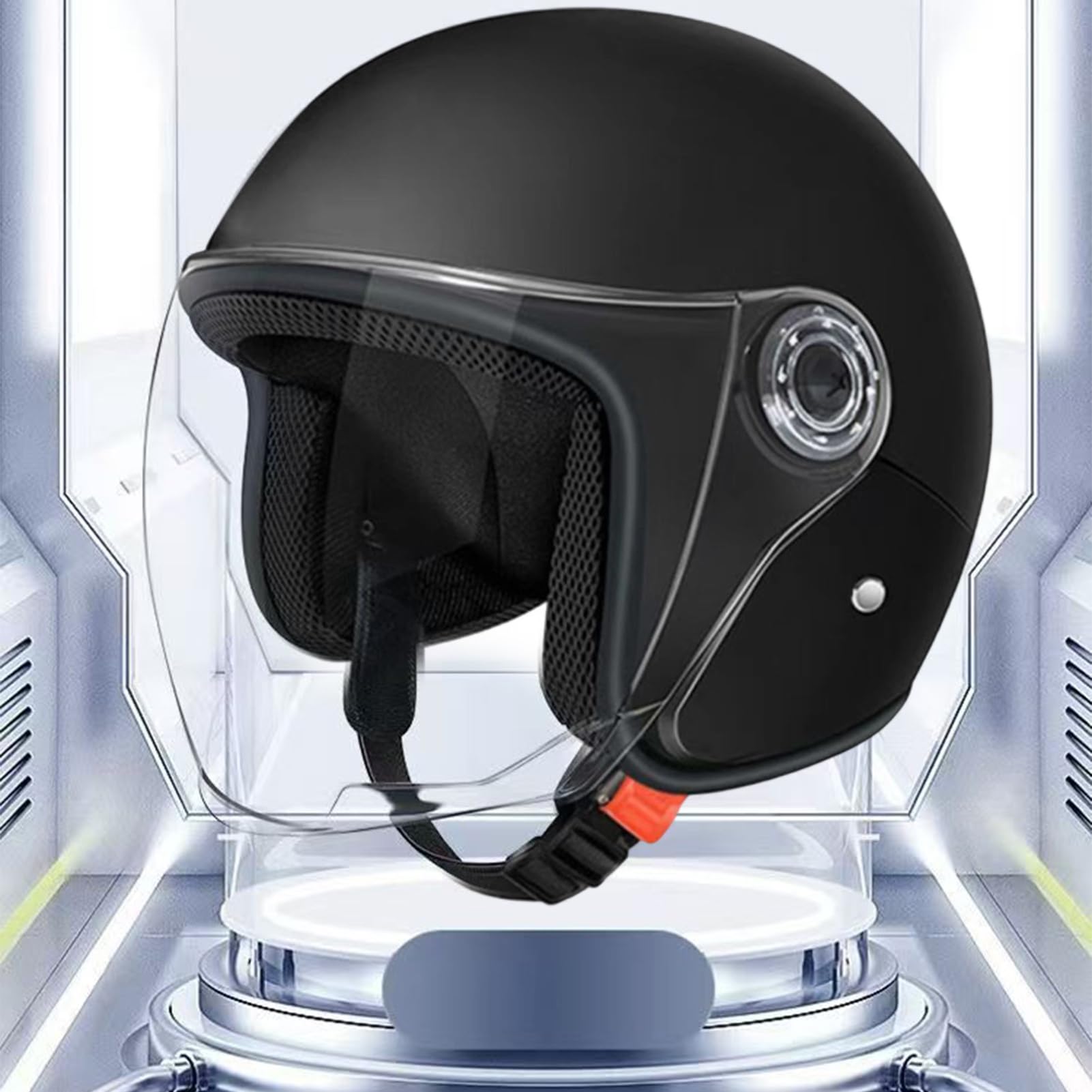Casco Per Moto - Caschi Da Moto Da 65 Cm, Caschi A Faccia Aperta, Casco Protettivo Per Motoo Per Adulti | Avventura Sportbike Scooter Helmett Per Guida All'aperto Avventura Scooter SportsBike