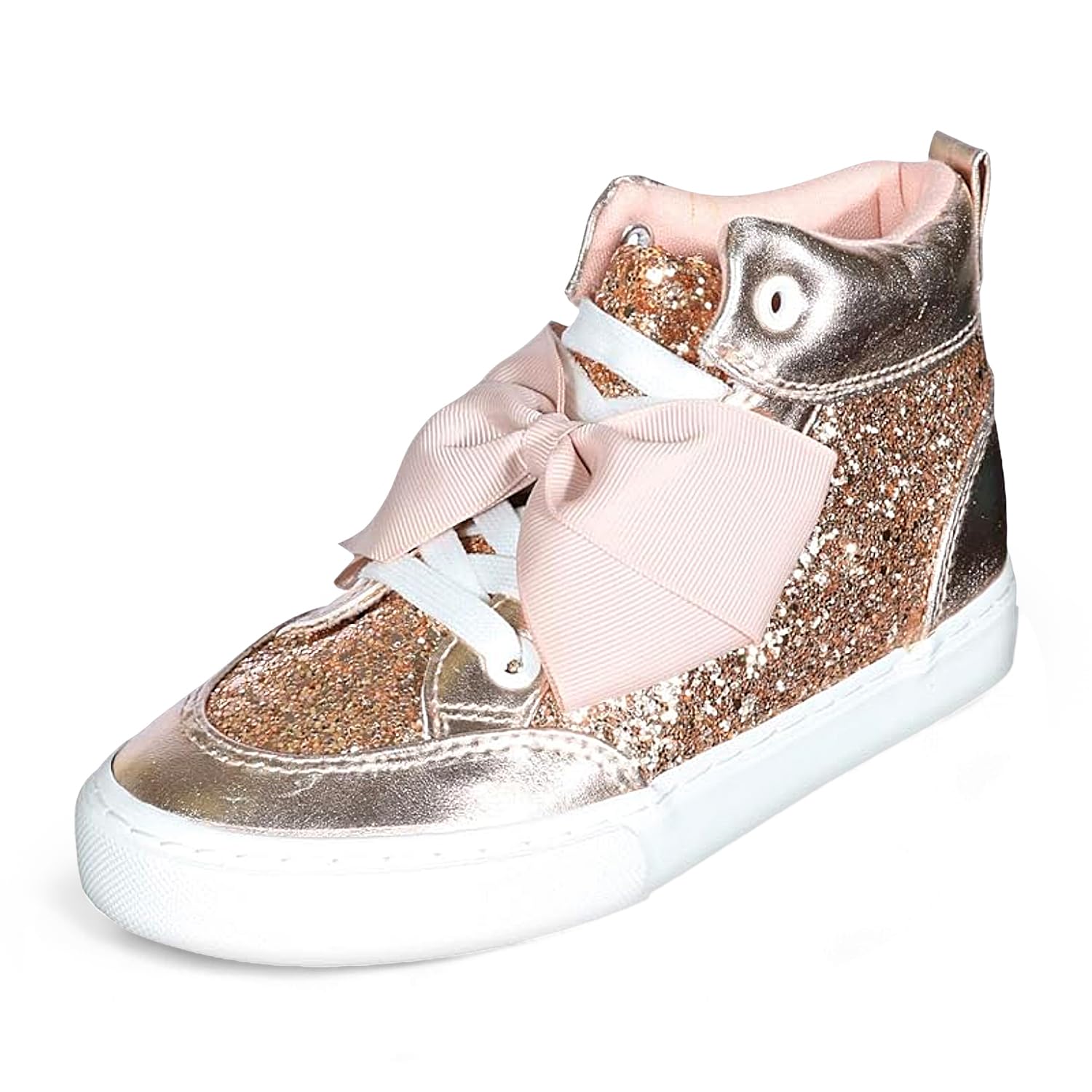 jojo siwa rose gold shoes