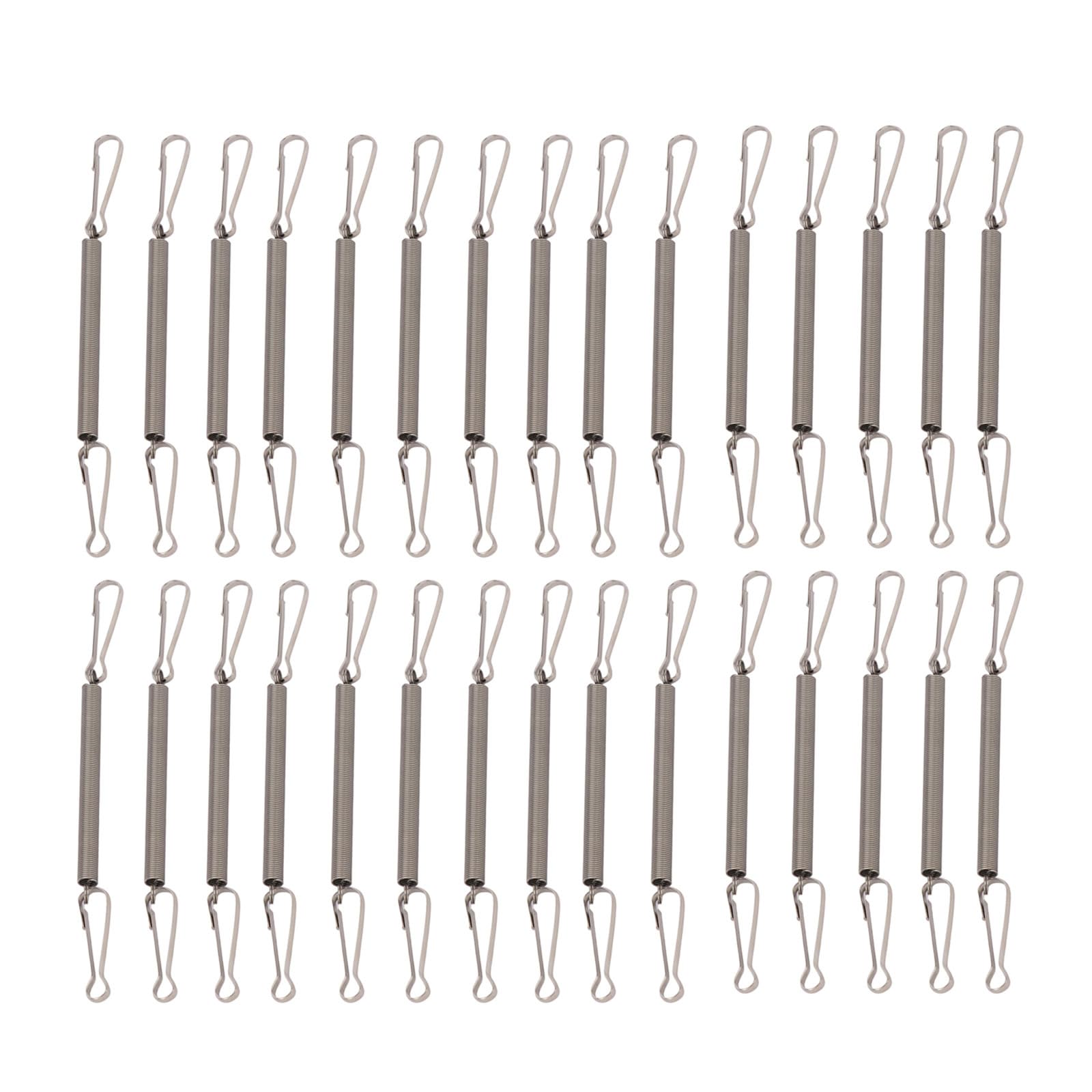 Small Animal Cage Spring Fasteners Water Bottle Rack for Pet Cage StainlessSteel Clip On Spring for Drinking Bottle