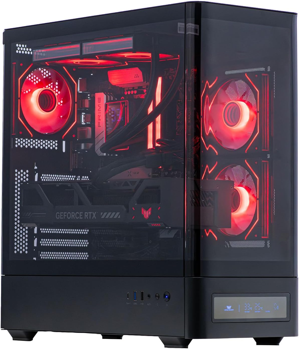 Veno Scorp Gaming PC AMD Ryzen 5 7500F Processor Nvidia GeForce RTX 5060 8GB Graphics Card – 16GB 5200MHz RAM – 512GB NVMe SSD – 650W PSU – Windows 11 – IONIX Black ARGB Case – Liquid Cooling – WiFi