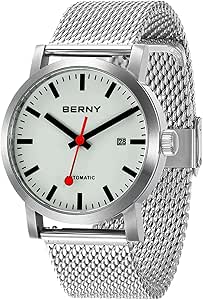 BERNY Classic Automatic Watch for Men Mechanical Self Wind Wristwatch ...