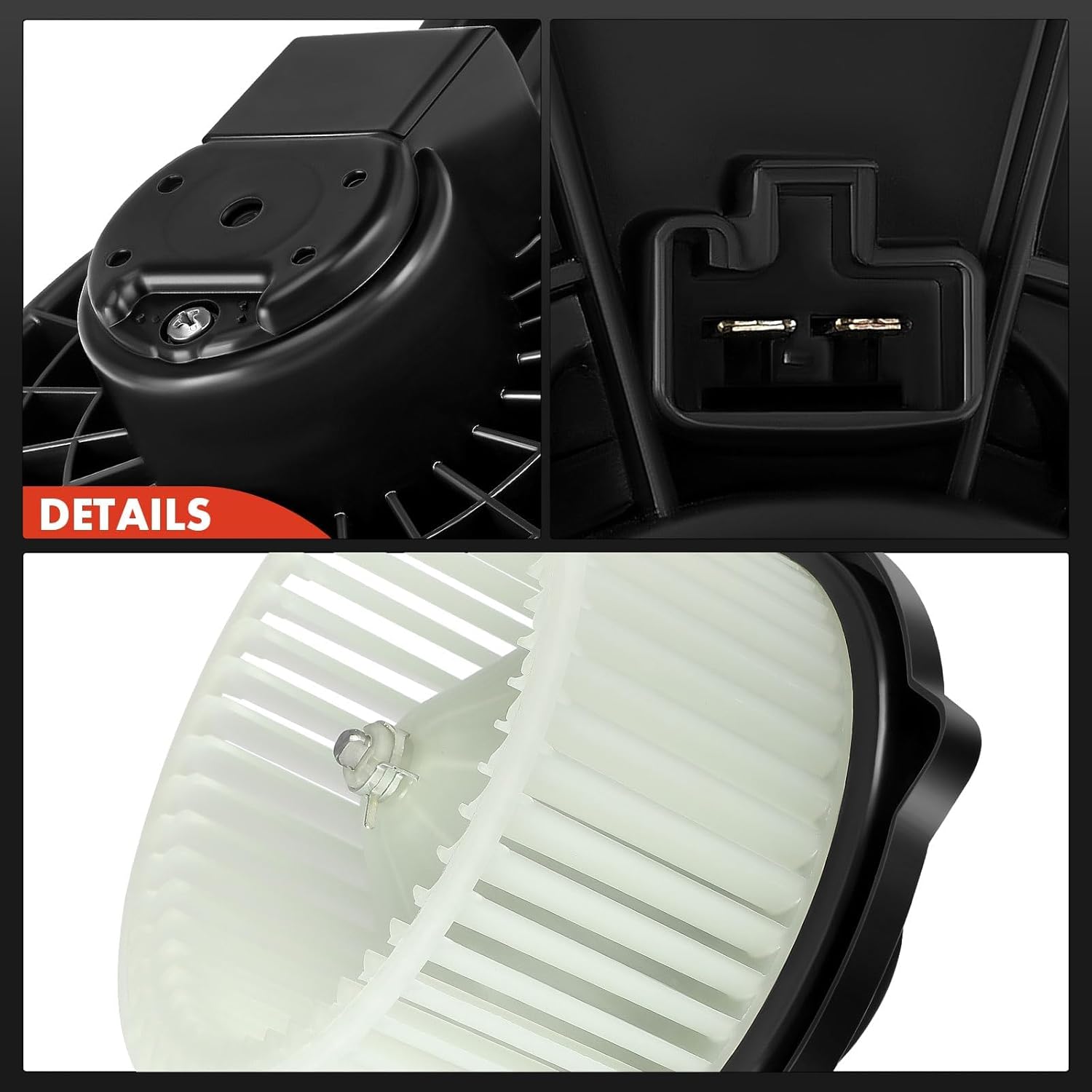 A-Premium Front HVAC Heater Blower Motor Compatible with Mazda 3 2014-2018, CX-5 2013-2016, with Fan Cage