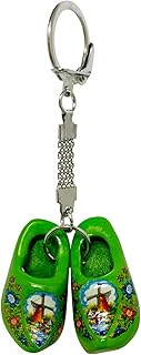 Essence of Europe Gifts Littlse Dutch Wooden Clog Key Chain