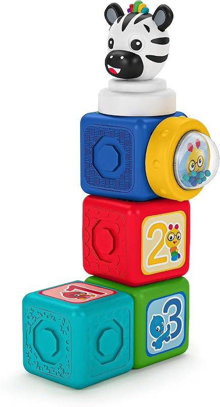 Baby Einstein Connectables Juego de 6 piezas Bloques magnéticos de aprendizaje STEAM Bebé de 6 meses en adelante Juguetes Montessori para niños pequeños de 1, 2, 3, 4 y 5 años