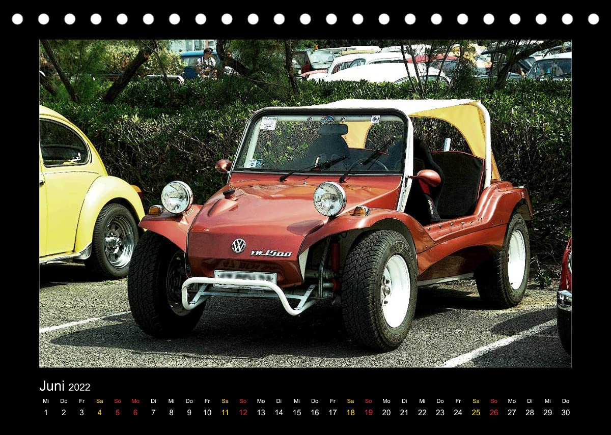 Buggys - die Kultautos der 80er (Tischkalender 2022 DIN A5 quer): Mit dem Kult-Klassiker der 80er durch das Jahr (Monatskalender, 14 Seiten ) (CALVENDO Mobilitaet)