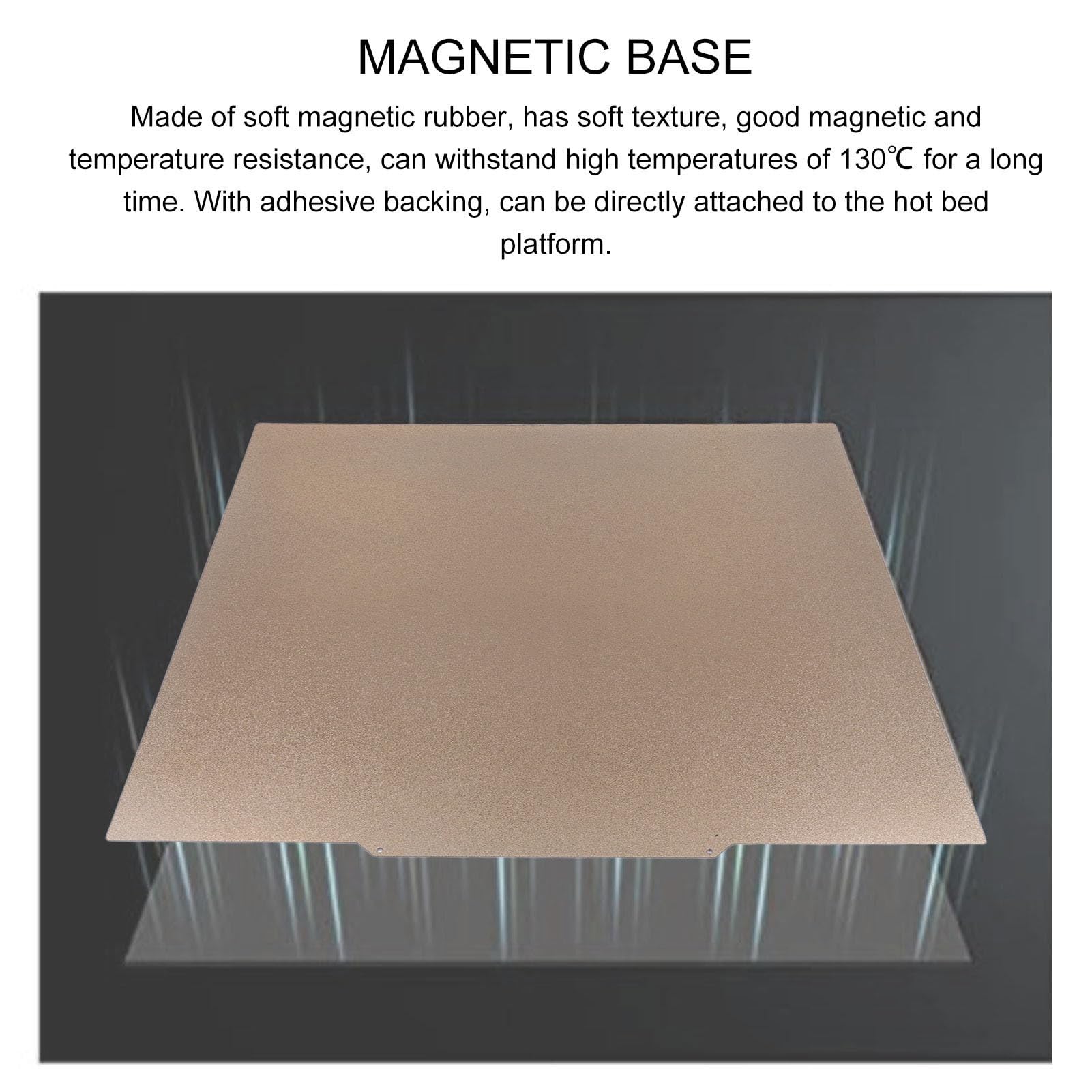 Impresora Construir Textura de la Placa PEI Cama de Impresión de Doble Cara para 2 Máximo con Textura 430x430 Mm Adecuada para 3 Máximo para 4