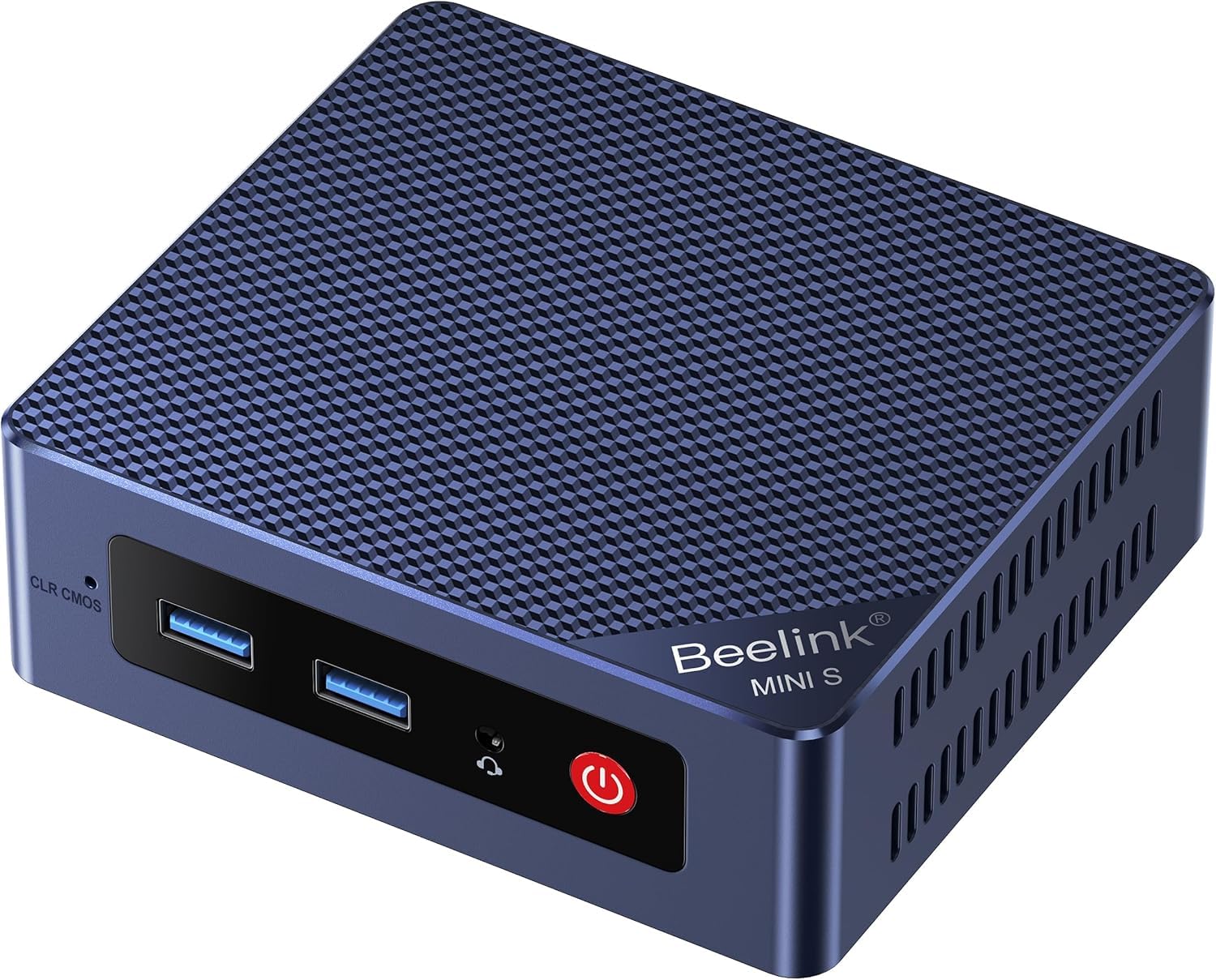 Beelink Mini PC,Mini S12 N95 Intel Alder Lake-N95 (up to 3.4GHz),12GB LPDDR5 500GB SATA3 SSD Mini Desktop Computer, Support 4K@60Hz Dual HDMI Display, 2.5G LAN/USB3.2/Low-Power Home/Office Micro PC