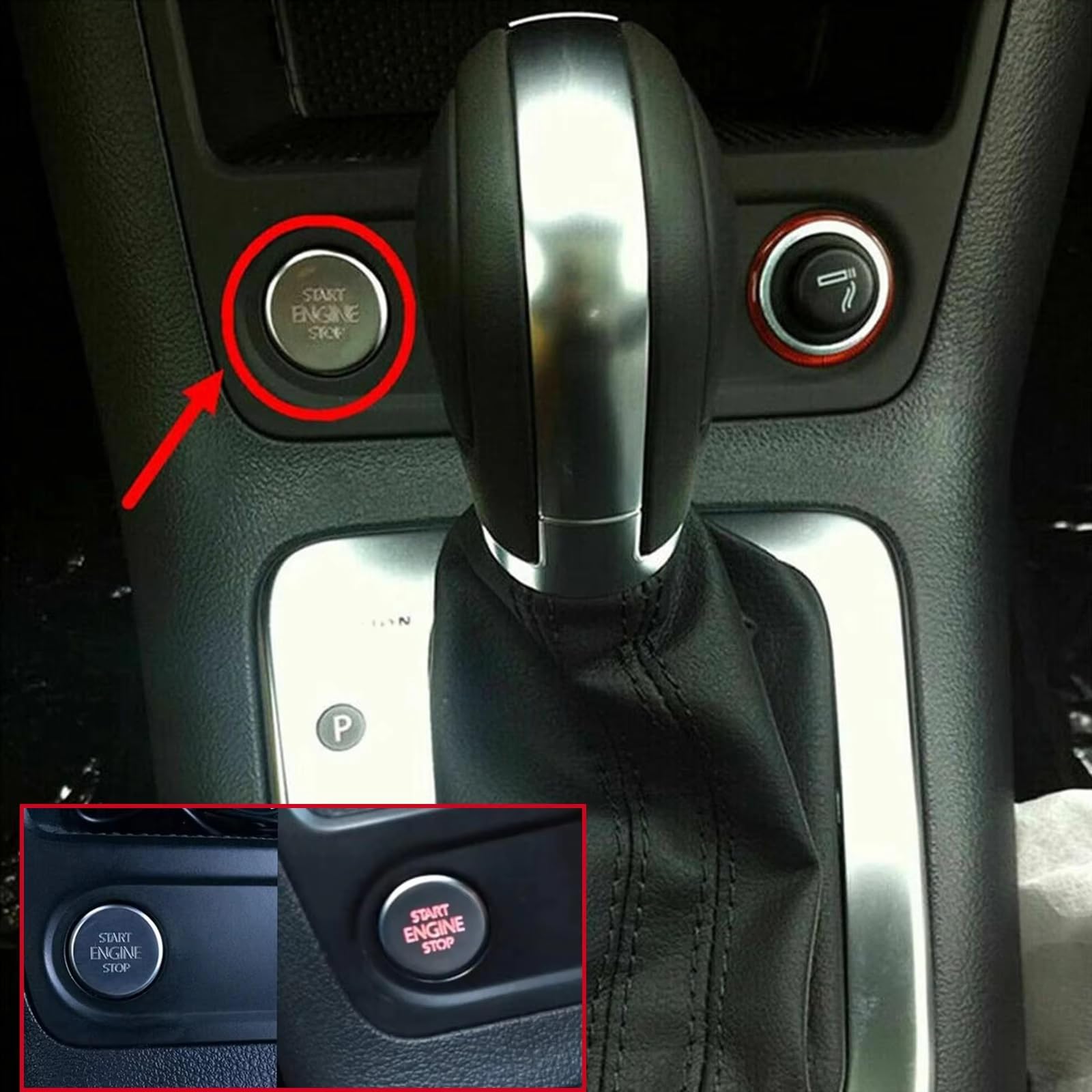 Botón Arranque Arranque Para VW Para S&haran 2011-2021