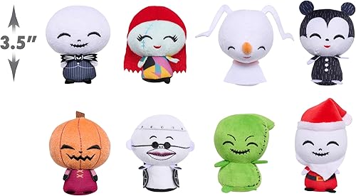 Miniatura 3 de Just Play Disney Tim Burton's The Nightmare Before Christmas - Paquete de 2 juguetes coleccionables de peluche, exclusivo de Tienda, juguetes para