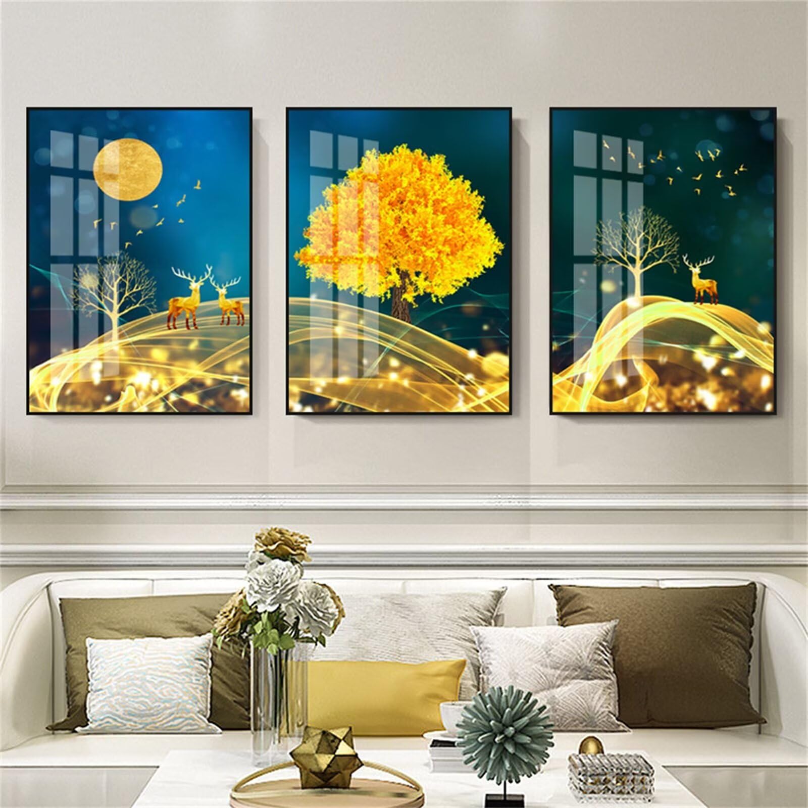 Kit Diamond Painting complet pour une déco murale de Noël cosy