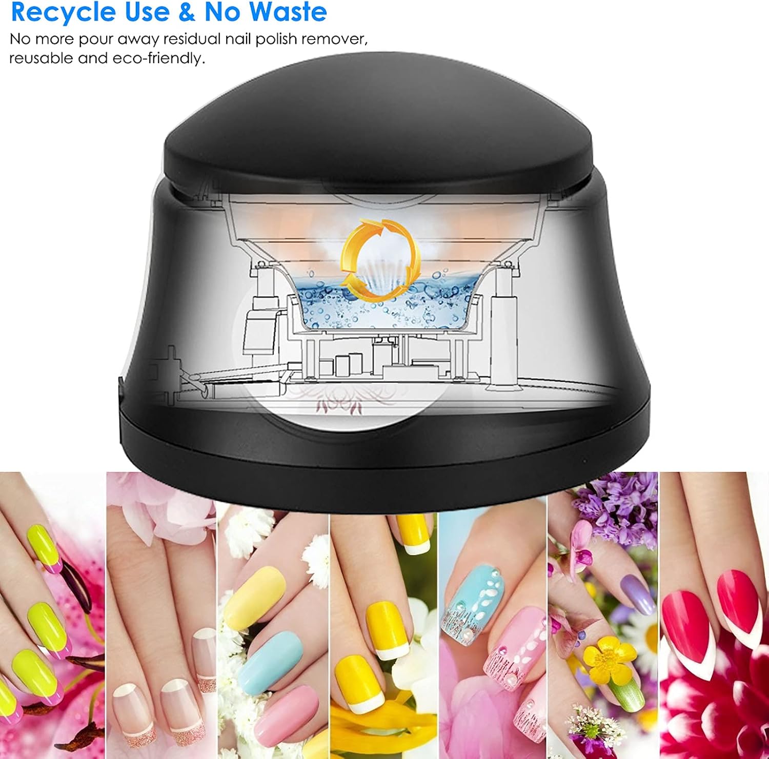 Nail Polish Steam Remover Machine Electric Steam Off Polish Remover Nail Steamer Nail Art Salon Tool Steam Armor Remover