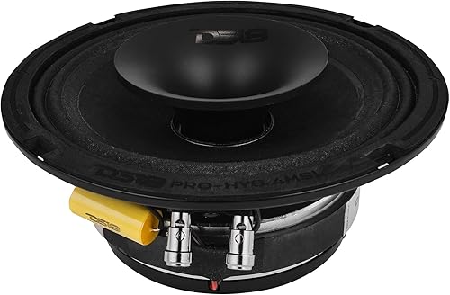 Miniatura 8 de DS18 PRO-HY6.4MSL - Altavoz híbrido de audio para automóvil de rango medio poco profundo de 6.5 pulgadas con controlador integrado y parrilla