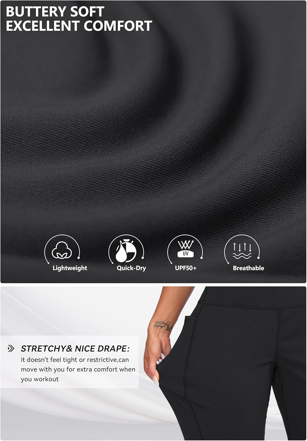 Viodia Women's Joggers with Pockets High Waisted Athletic Workout Yoga Jogger Pants for Women Tapered Sweatpants - Image 5