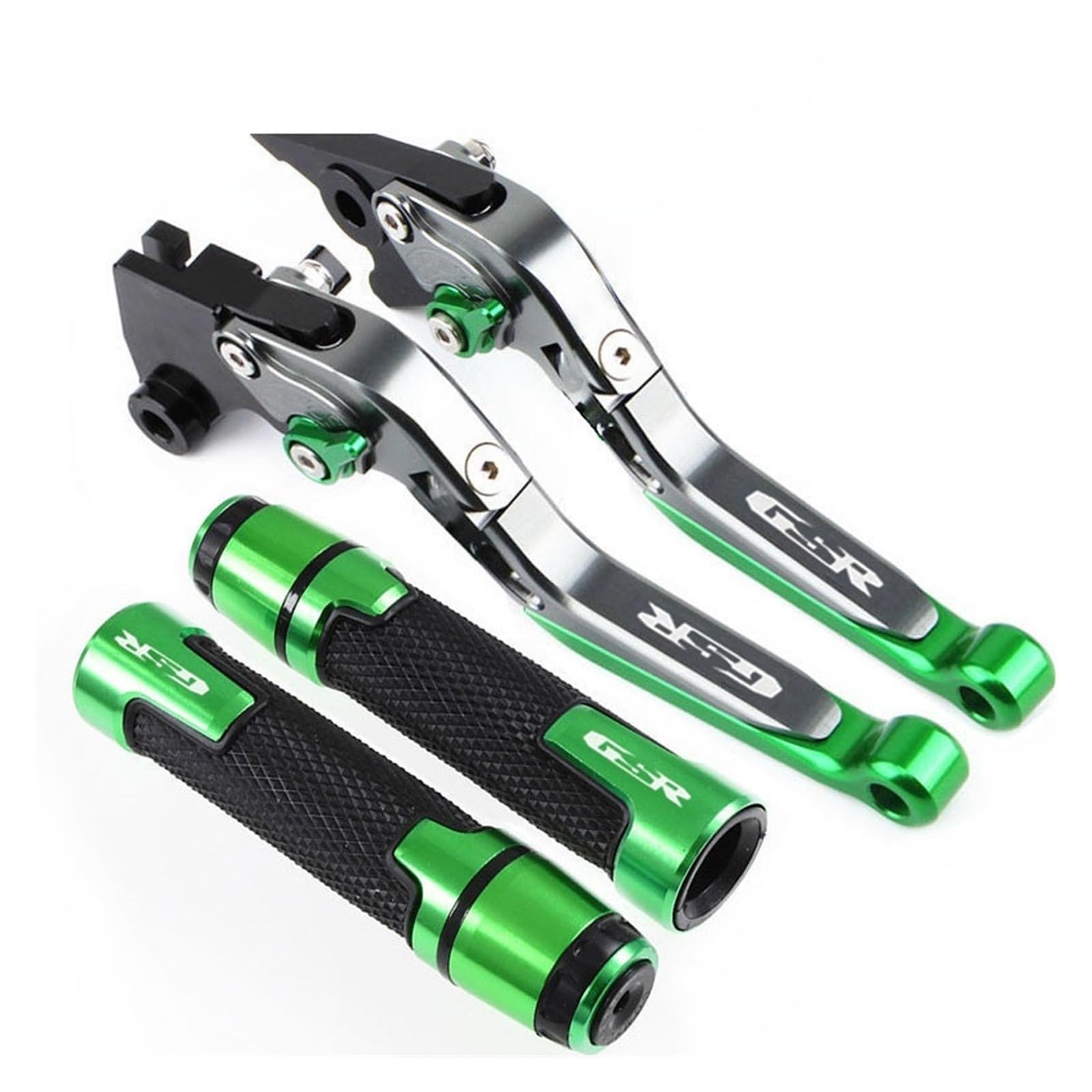 Aumbcfg D Brake Primary Cylinder Kits For Gsr 400 2008-2012 Gsr 600 2006-2011 Gsr 750 2011-2020 Motorcycle Cnc Brake Clutch Lever+22Mm Handle Grips Handlebar Clutch Levers(D)