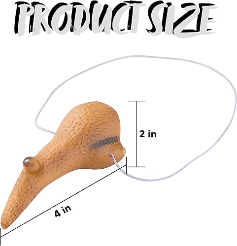 Miniatura 6 de Spooktacular Creations Disfraz de nariz de bruja, accesorio de disfraz de nariz de bruja falsa para niños, hombres y mujeres, disfraces de bruja,