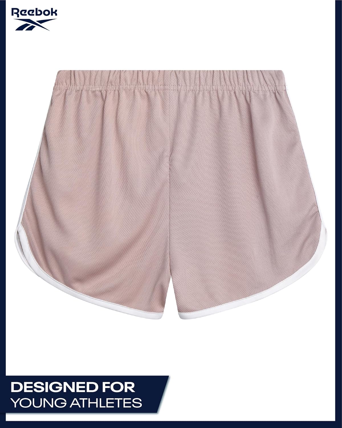 Reebok Girls Athletic Shorts - Active Performance Lightweight Mesh Dolphin Shorts for Running Dancing Workout Soccer Gym - Image 5