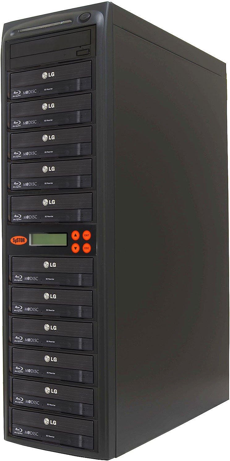 Systor 1 to 11 Blu-ray 16X BD BDXL Mdisc CD DVD Duplicator