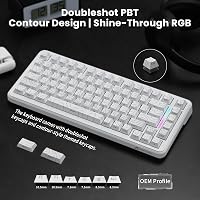 ATTACK SHARK X82PRO HE 75% Vezeték Nélküli Gaming Billentyűzet, Hall-Effekt Mágneses Kapcsolók, 0,01mm Állítható Érzékenység, 8kHz Válaszidő 9