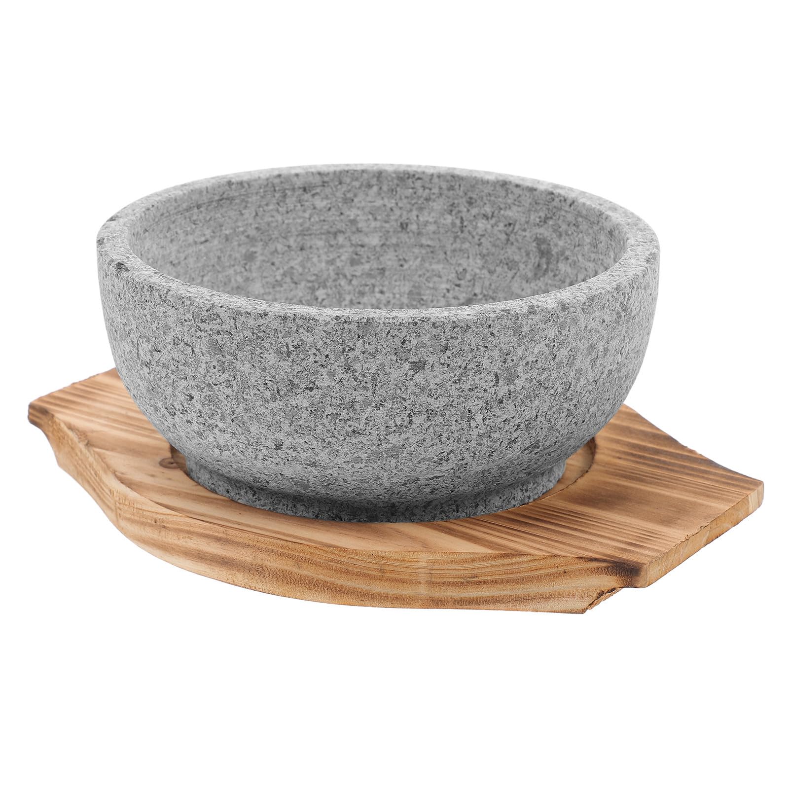 Bol à Bibimbap Coréen en Pierre Naturelle 600ml avec Plateau Cuisine