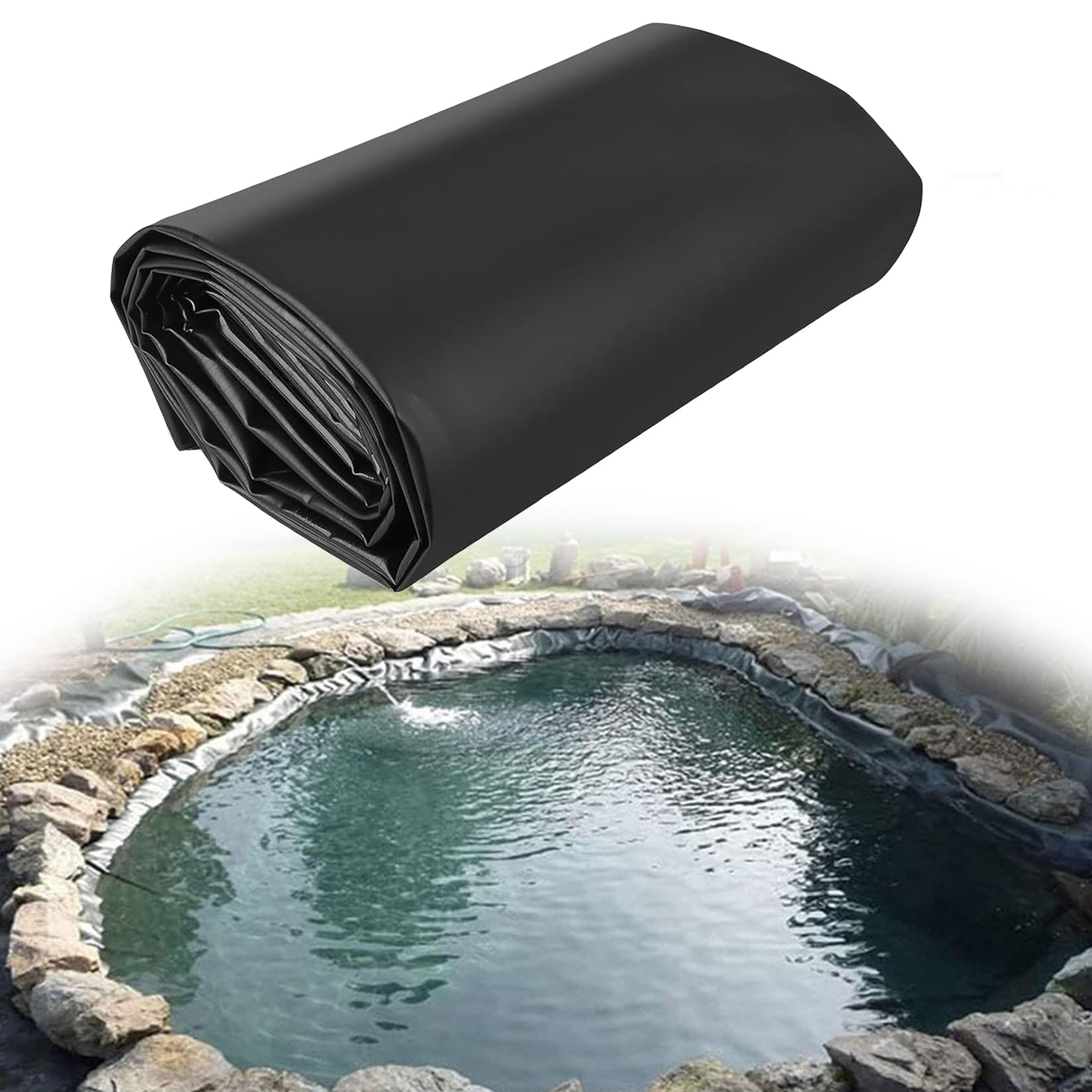 Bâche pour étang et fontaines à poissons dans le jardin