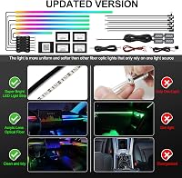 TWETIZ RGB LED szalag autóhoz 175 méter 593 LED fénysáv vezeték nélküli app vezérléssel 5