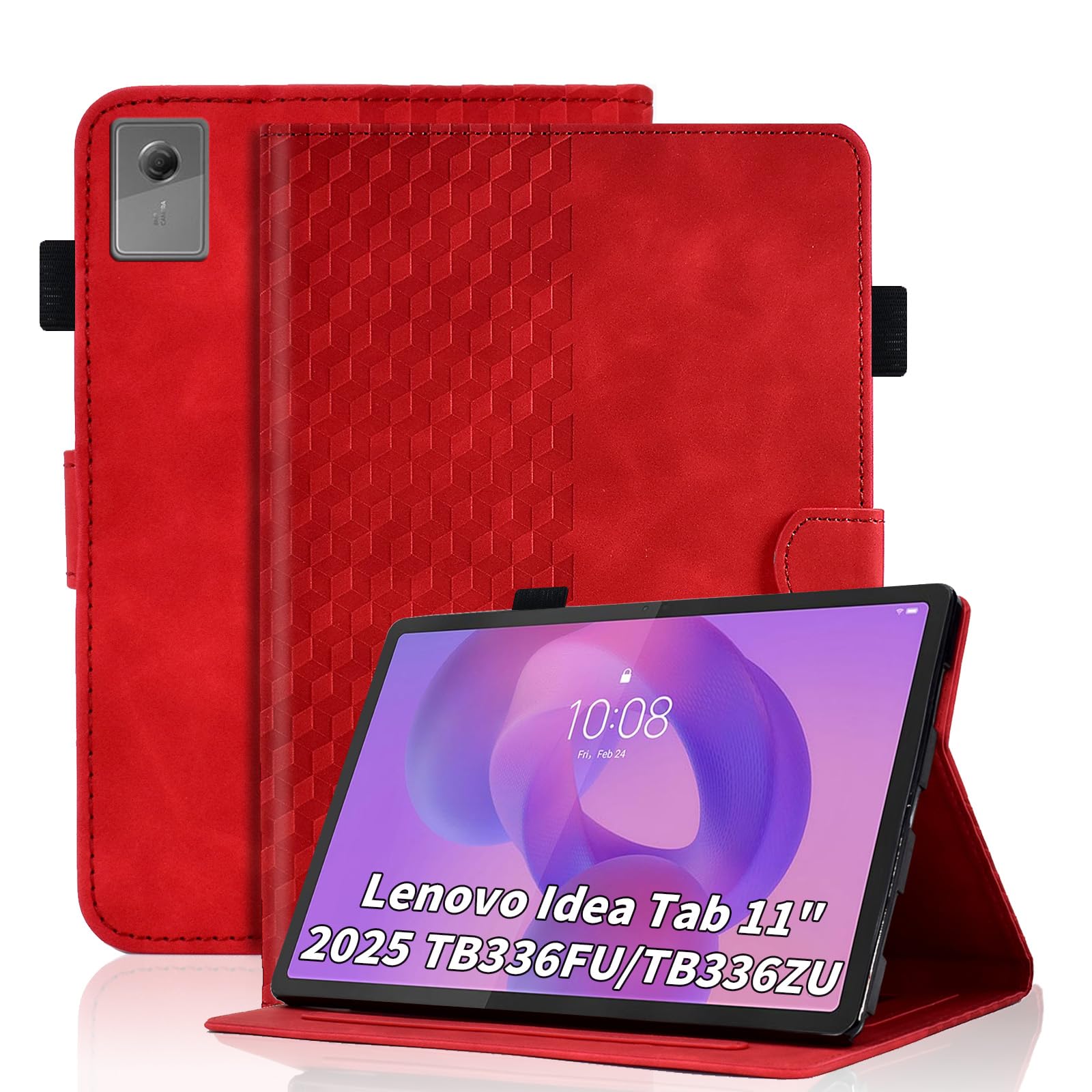 Case for Honor Pad X8a 11 Inch Tablet 2024 Protective Case Premium Leather Folio Smart Case with Auto Sleep/Wake Pen Holder Card Slot for Honor Pad X8a- Dark Green — view 268