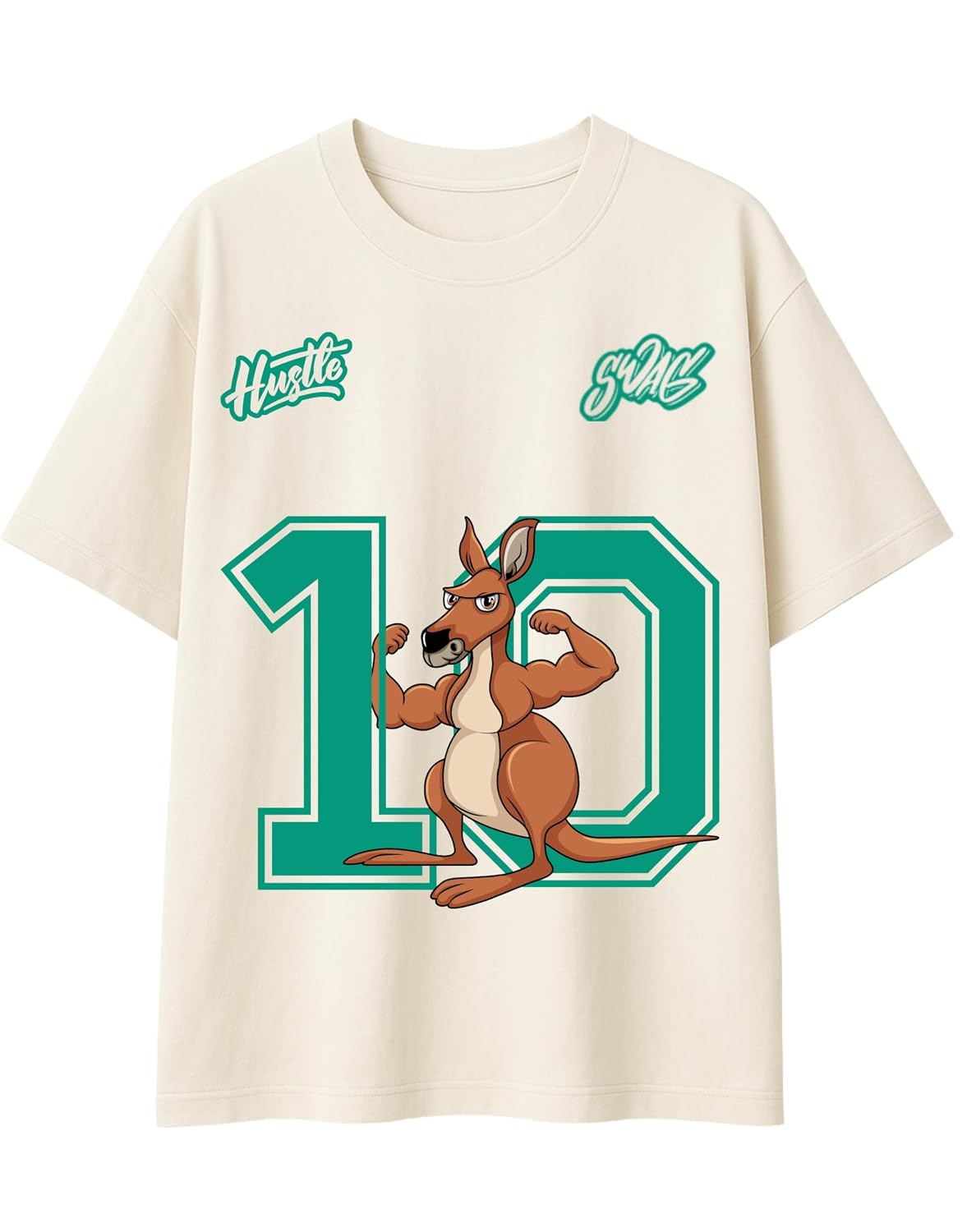 TeeSlix Oversized T Shirt for Kids 4-17 Years | Boys Kangaroo Graphic Tee | Soft Cotton Loose Fit Kids Tshirt for 12-13 & ... - Review, Price and Buying Guide