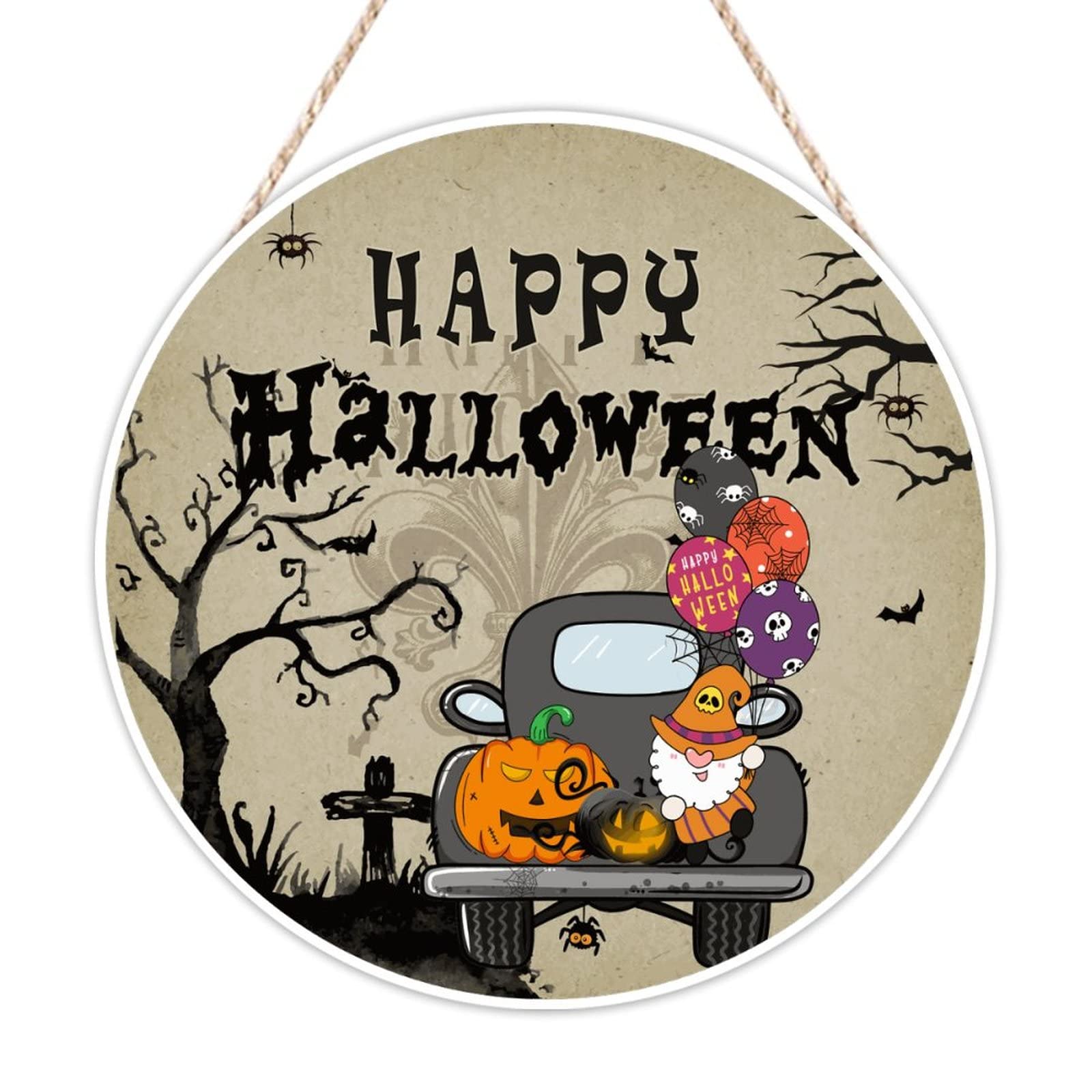 Décoration de ferme Halloween et panneau Hocus Pocus minimaliste pour cuisine