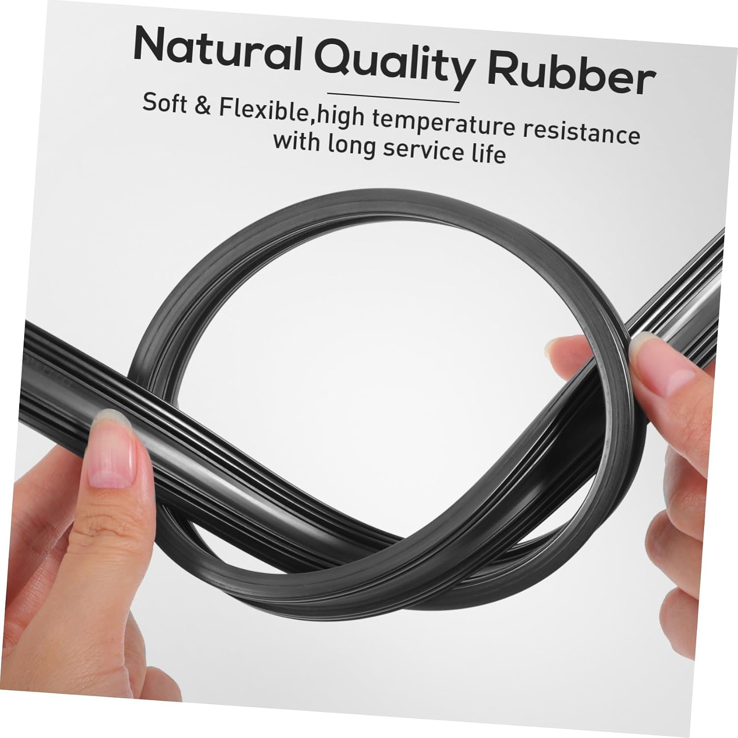 10pcs Car Rubber Strips Wiper Blades Refills Frameless Rubber Strip for Windshield Mute