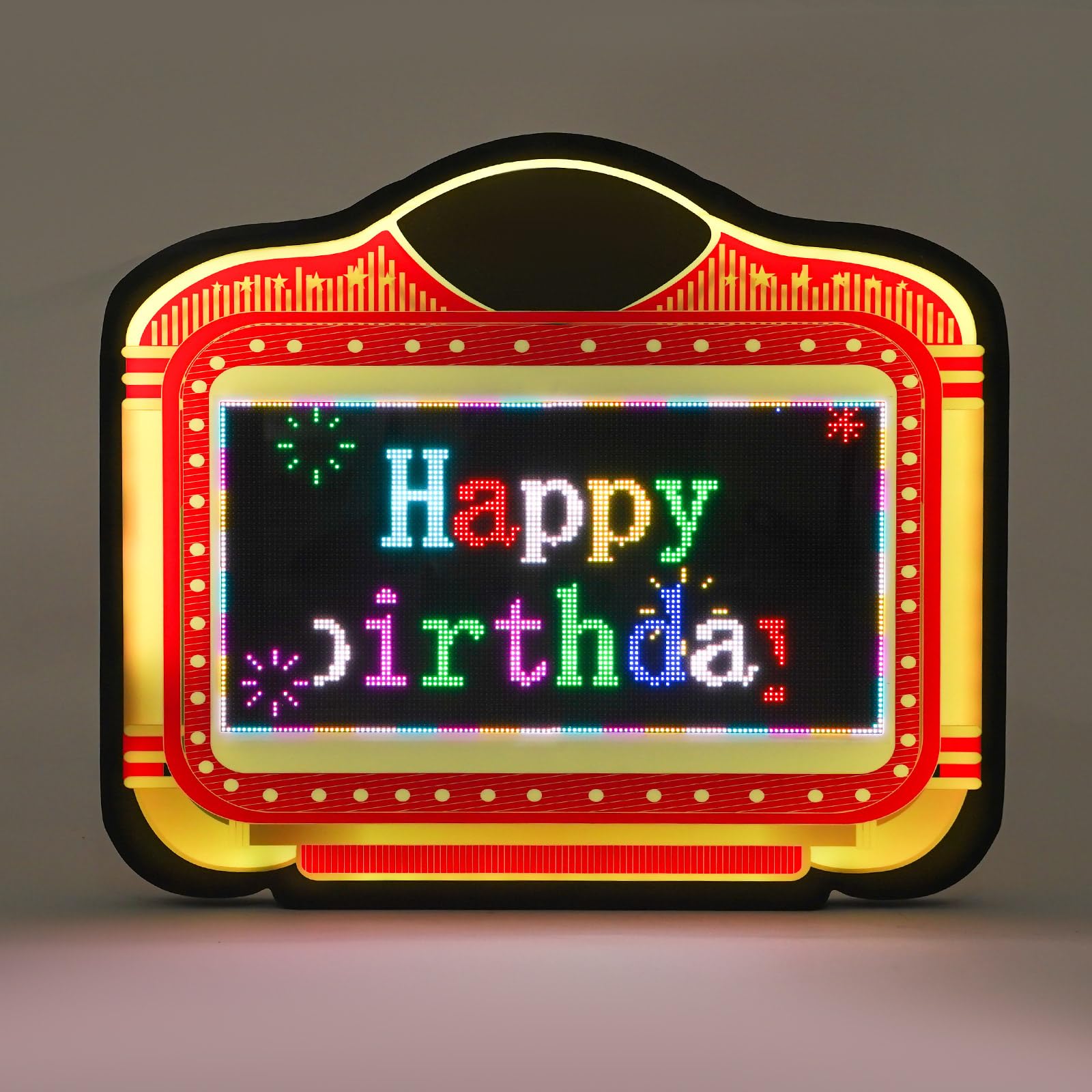 Señal de caja de luz LED VIP Bottle Service, programable por aplicación, presentador de cartas a color para bodas, fiestas, bares y clubes nocturnos, recargable