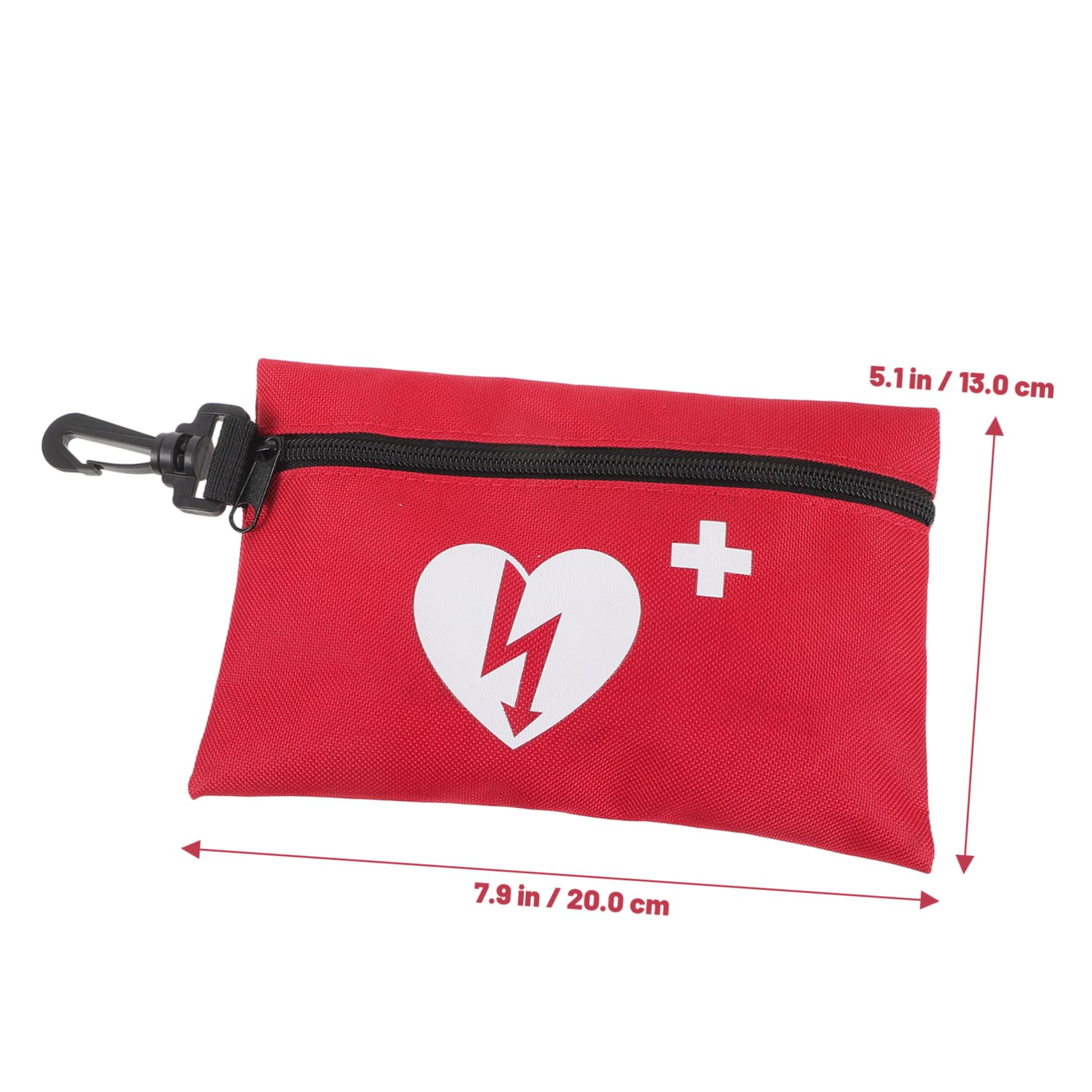 HOMSFOU 5 Piezas kit de primeros auxilios bolsa de viaje de medicina bolsa de suministros bolsa de almacenamiento mini botiquín de primeros auxilios para monedero paño Color Aleatorio