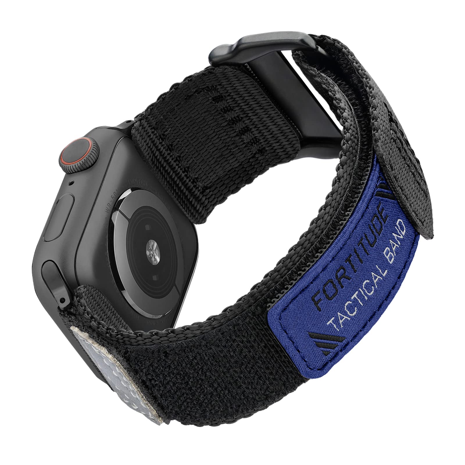 Ritche Nylon Rugged Apple Watch Band For Men Women Compatible with Apple Watch 38mm 40mm 41mm 42 mm 44mm 45mm 49mm, Adjustable Tactical IWatch Bands