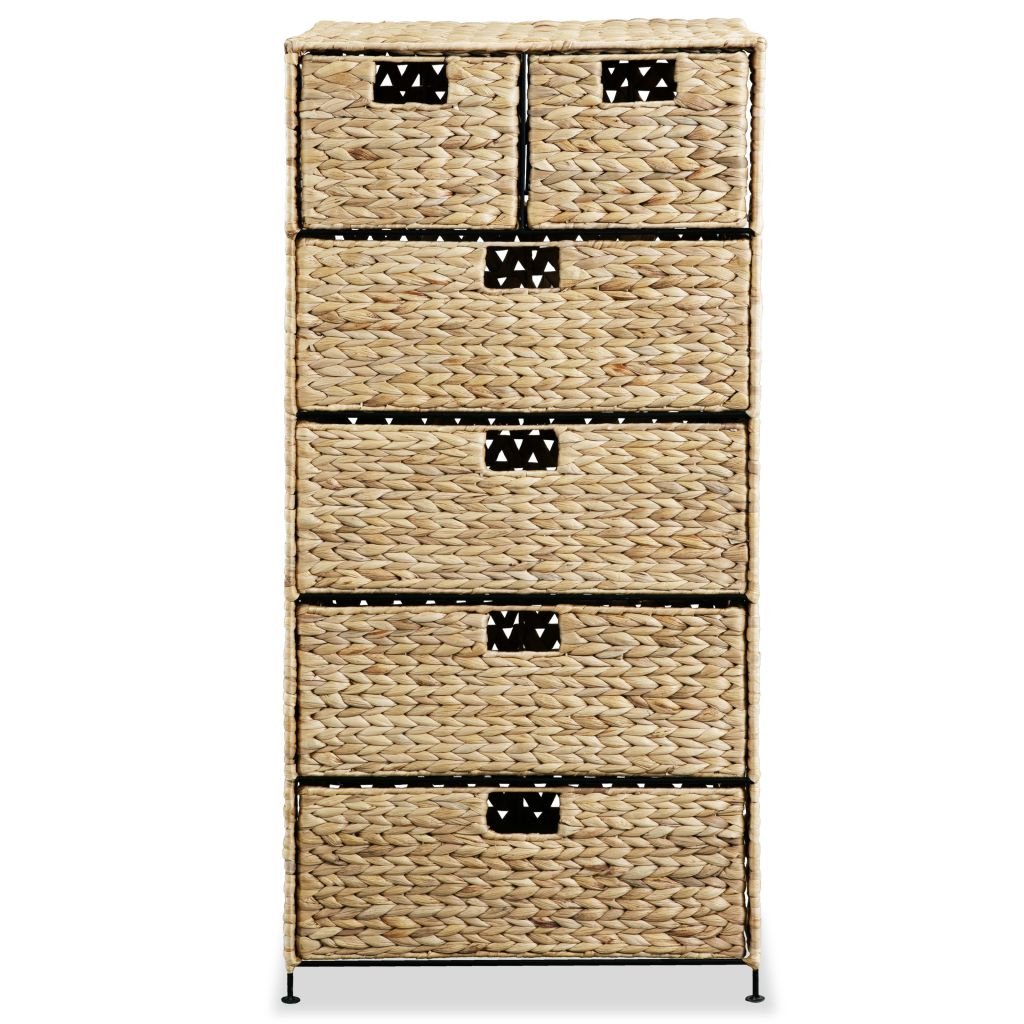 Festnight Armadietto Portaoggetti con 6 Cesti 47x37x100 cm in Giacinto d'Acqua Marrone