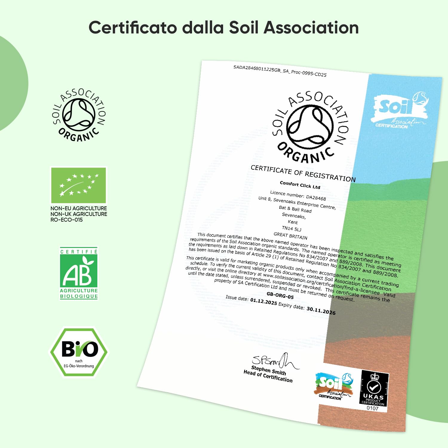 Spirulina e Clorella Biologiche Certificate, 240 Capsule Vegane, Alga Spirulina Bio, Clorella Bio Superfood, Dose da 1740mg per Capsula, Integratore Privo di Glutine e Senza OGM, Prodotto in Europa