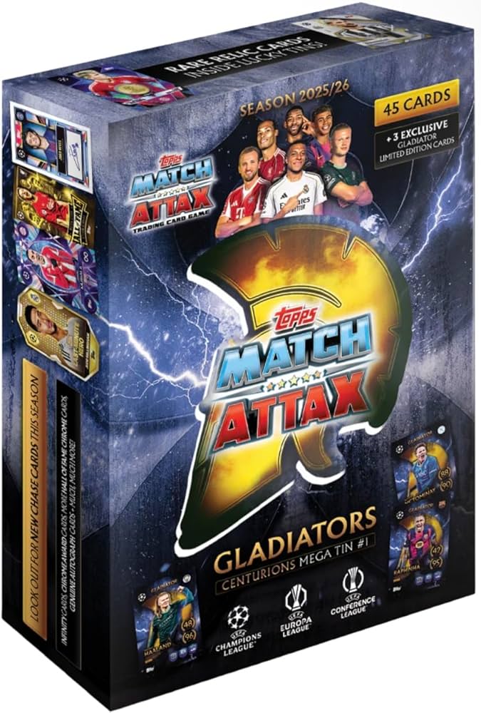 Amazon.com: Match Attax 25/26 - New 2026 Random Mega Tin Amazon.com: Match Attax 25/26 - New 2026 Random Mega Tin