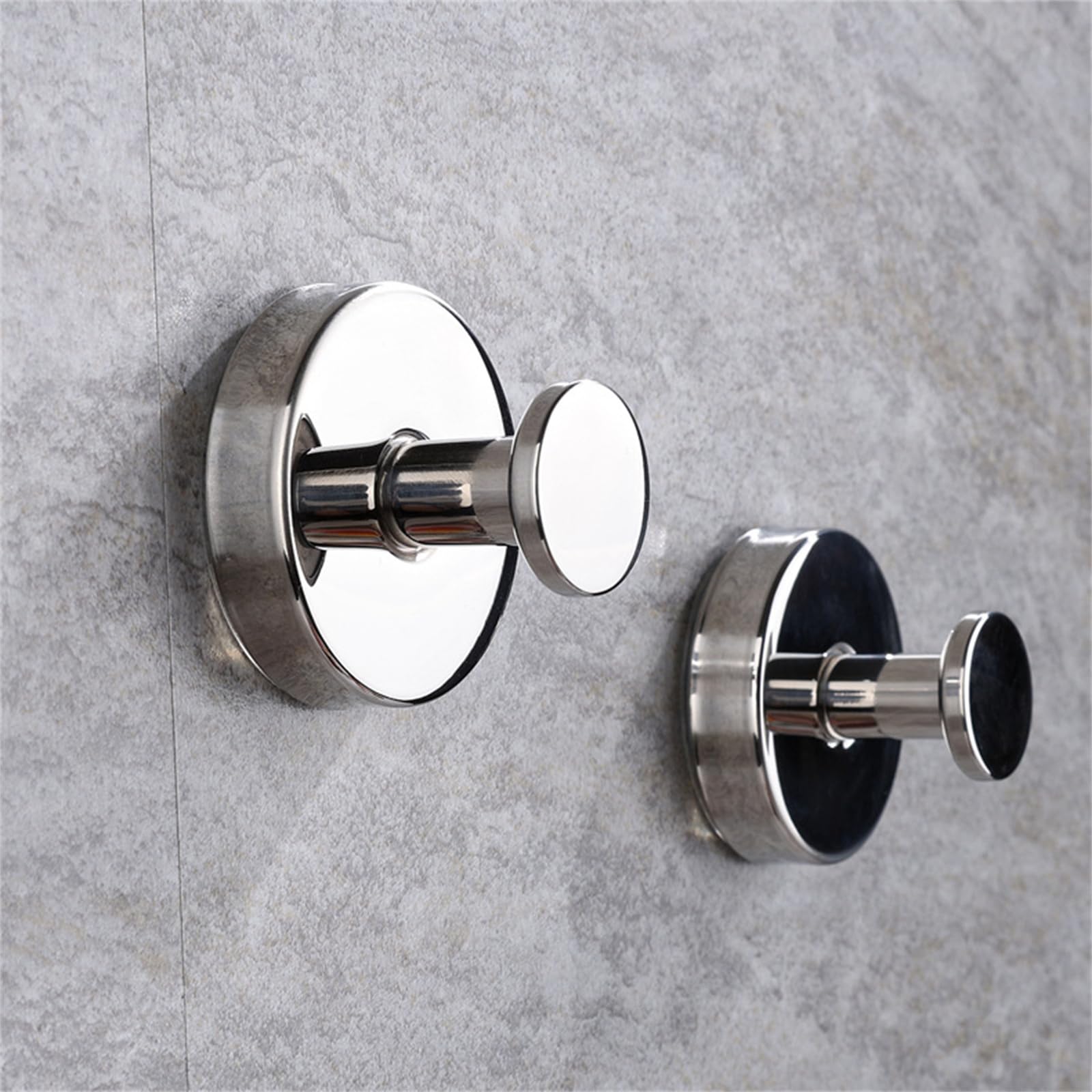 Ganchos de succión sin taladro, ganchos impermeables de acero inoxidable mejorados 2024 para baño, ducha, cocina y espejos, soportes para toallas resistentes (paquete múltiple, plata