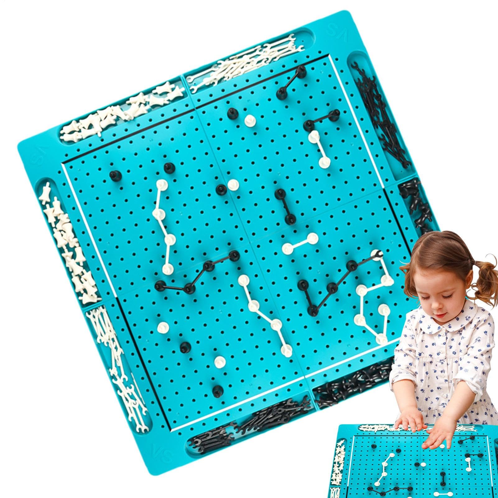 Échiquier Noir et Blanc Échiquier Puzzle Éducatif Portable pour