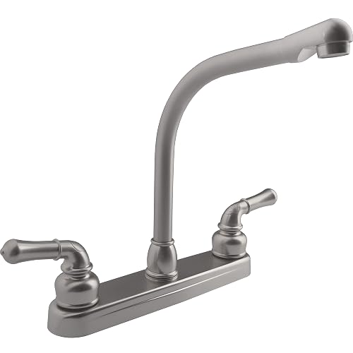 Dura Faucet DF-PK210C-SN RV Hi-Rise Kitchen Sink Faucet