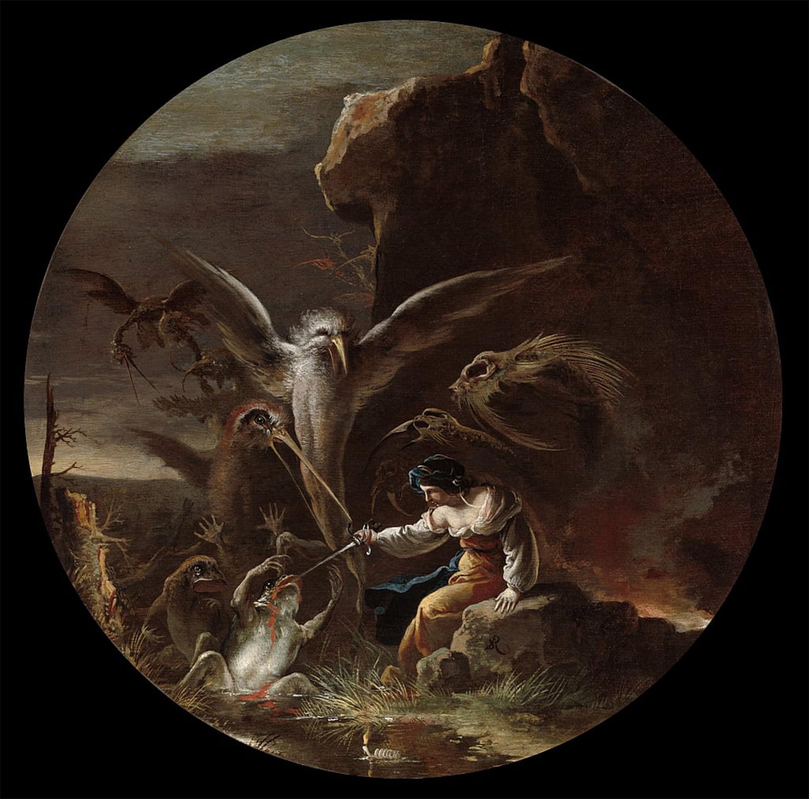 Affiche de arts Salvator Rosa pour transformer un mur vide de salon - 5